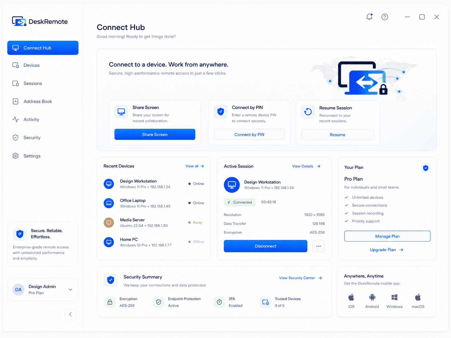 Connect hub