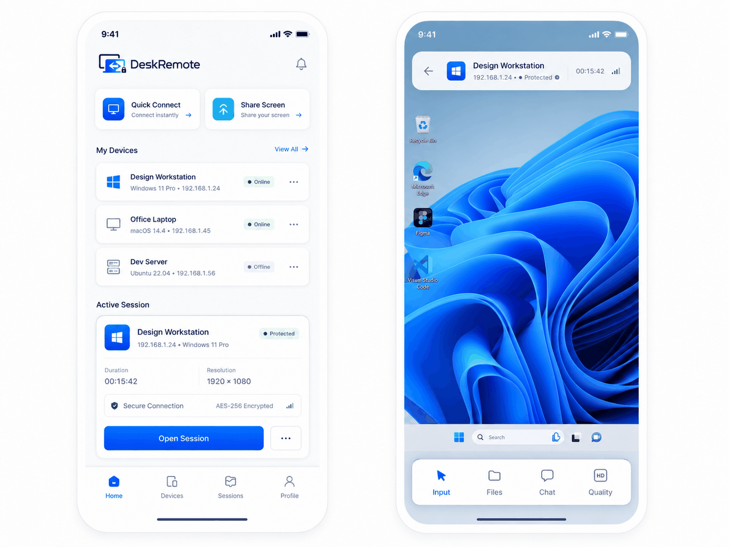 Mobile layout